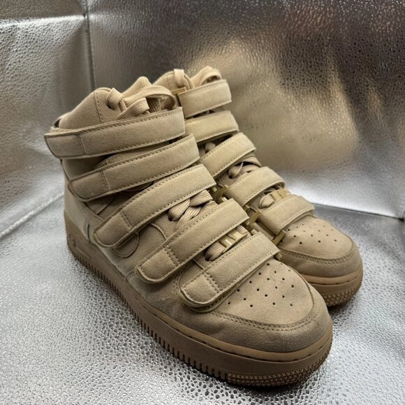 Size 6 Nike x Billie Eilish Air Force 1 High '07 SP  Brown Mens Shoes DM7926-200 - Picture 2 of 10